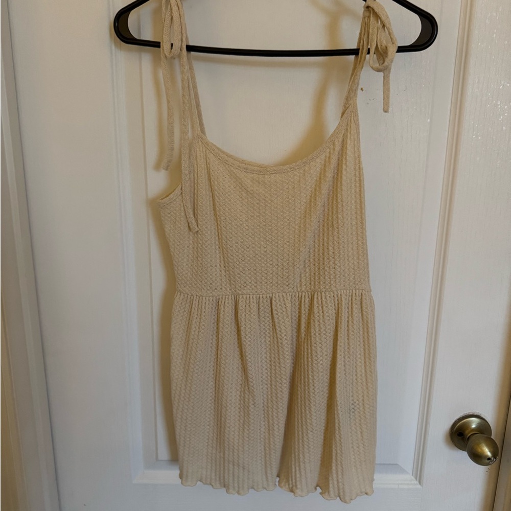 SHEIN Beige Textured Knit Top